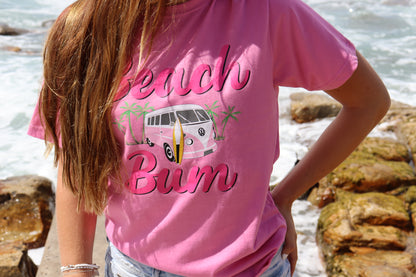 Pink Classic beach Bum tee