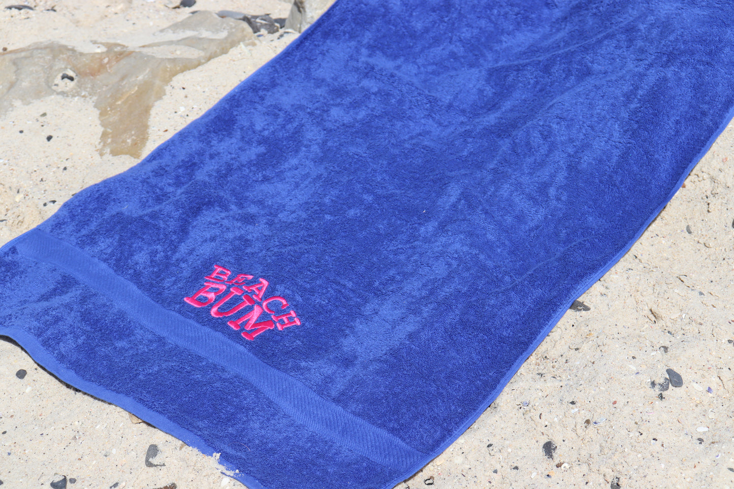 Blue Beach Bum towel