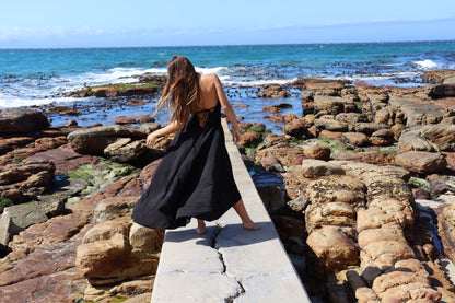 Black Halter dress