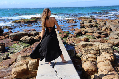 Black Halter dress