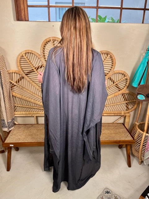 Dark grey Goddess Kimono